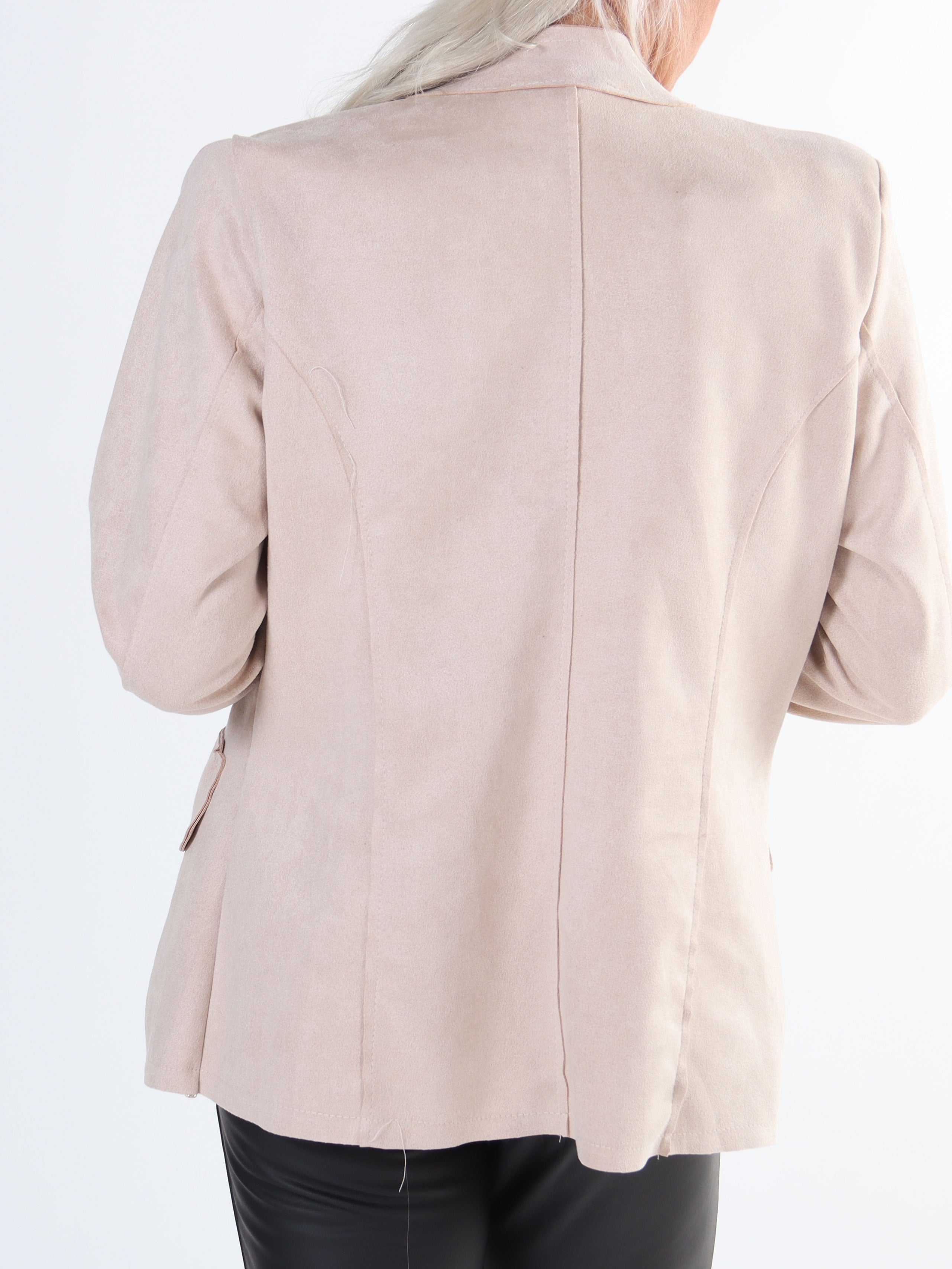 Larissa - Fin kavaj i mockaimitation med knappar